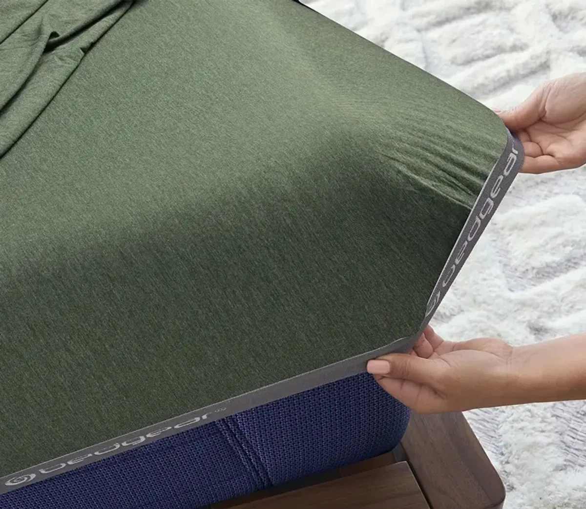 Bedgear Hyper-Wool Sheet Set - Forest Green - King/Cal King