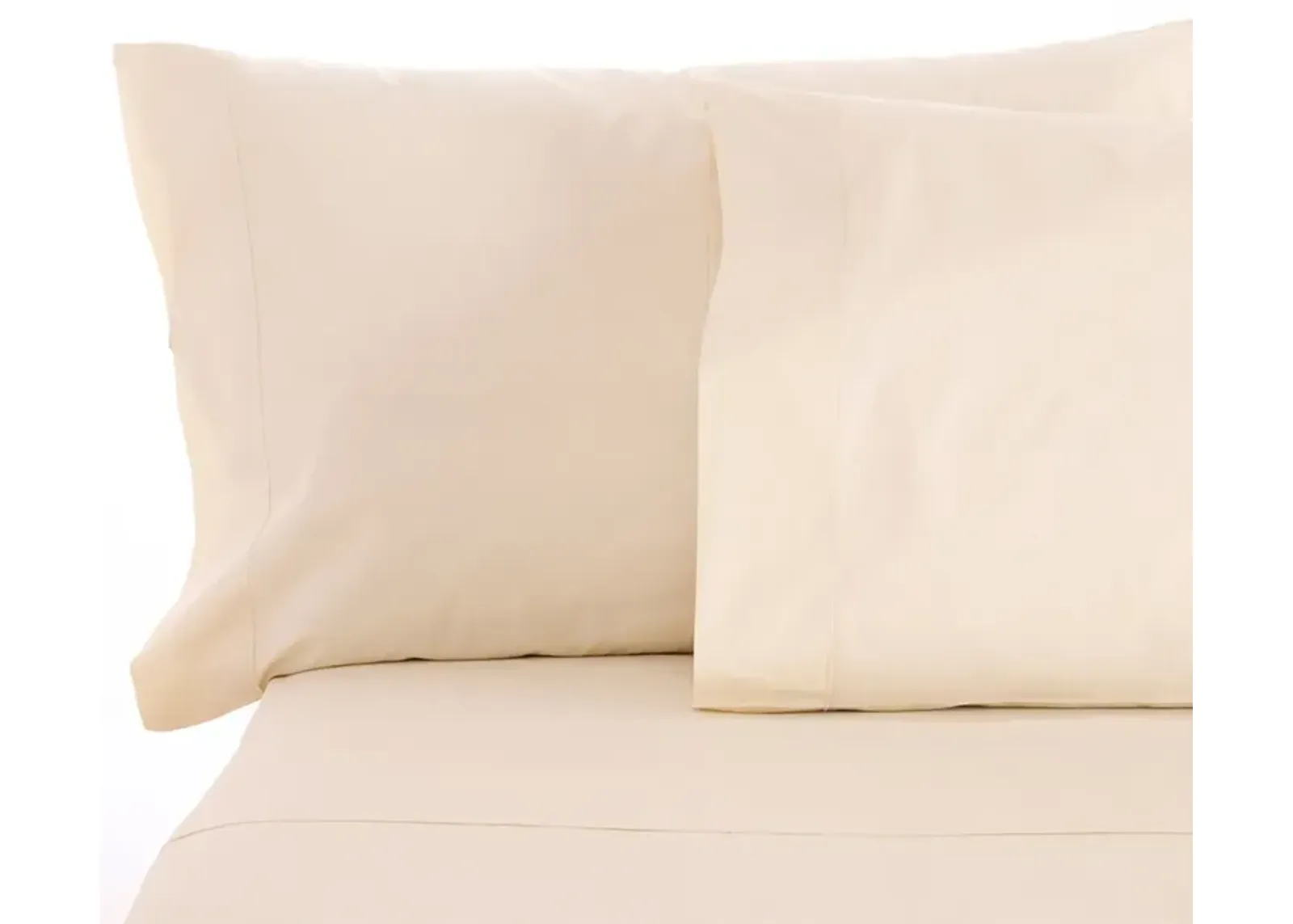 Sleep & Beyond Organic Cotton Sateen Sheet Set - Classic Ivory - Twin