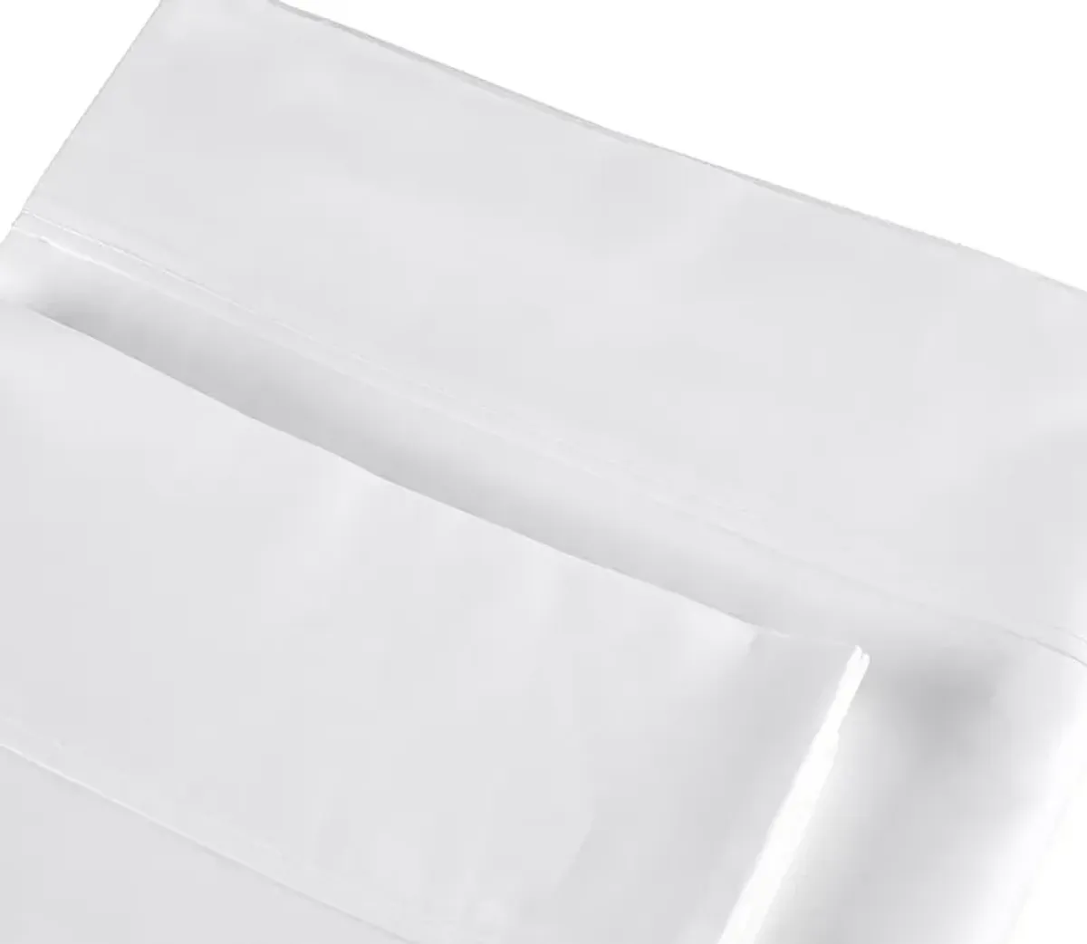 Sleep & Beyond Organic Cotton Sateen Sheet Set - Crisp White - Twin