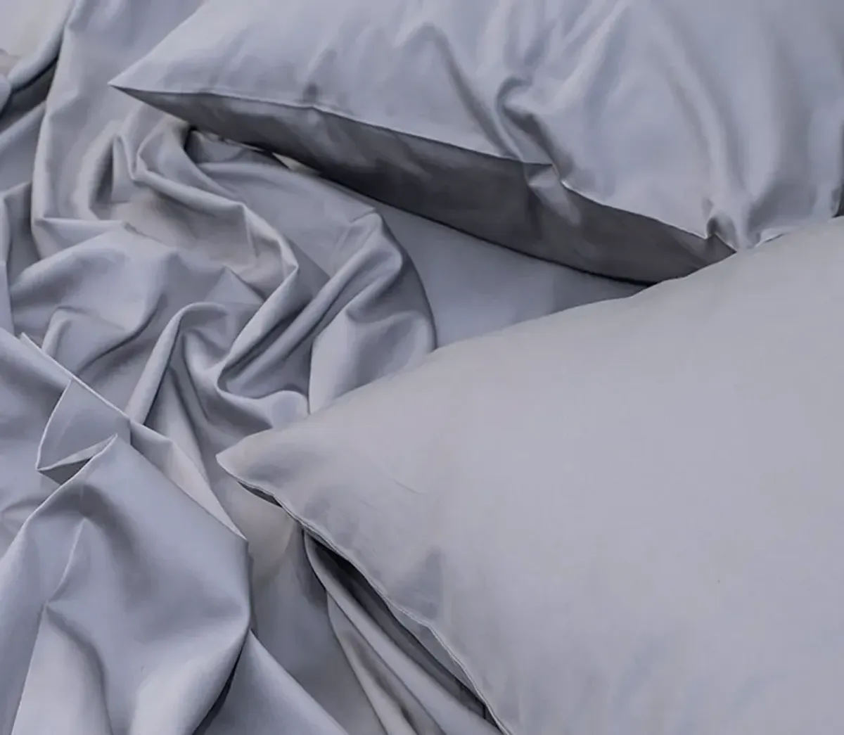 Sleep & Beyond Organic Cotton Sateen Sheet Set - Crisp White - Twin