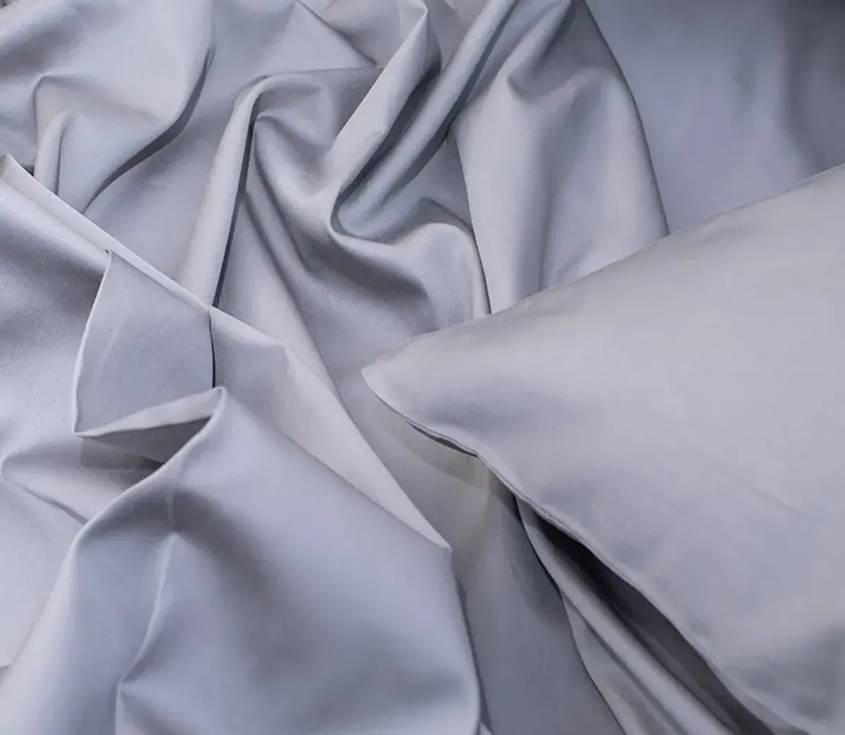 Sleep & Beyond Organic Cotton Sateen Sheet Set - Crisp White - Twin