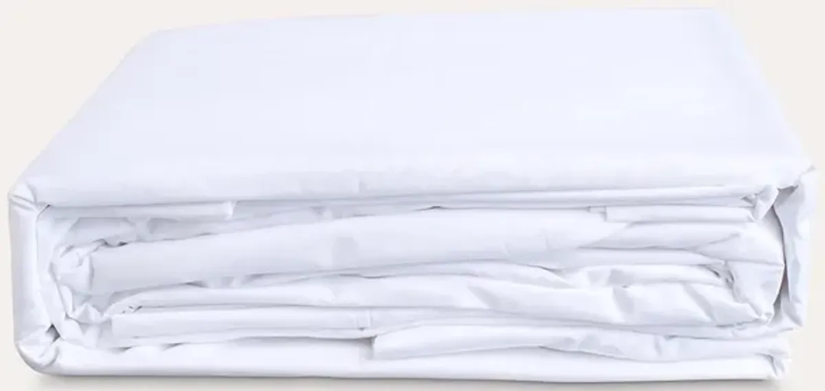 Sleep & Beyond Organic Cotton Percale Sheet Set - Classic Ivory - Twin XL