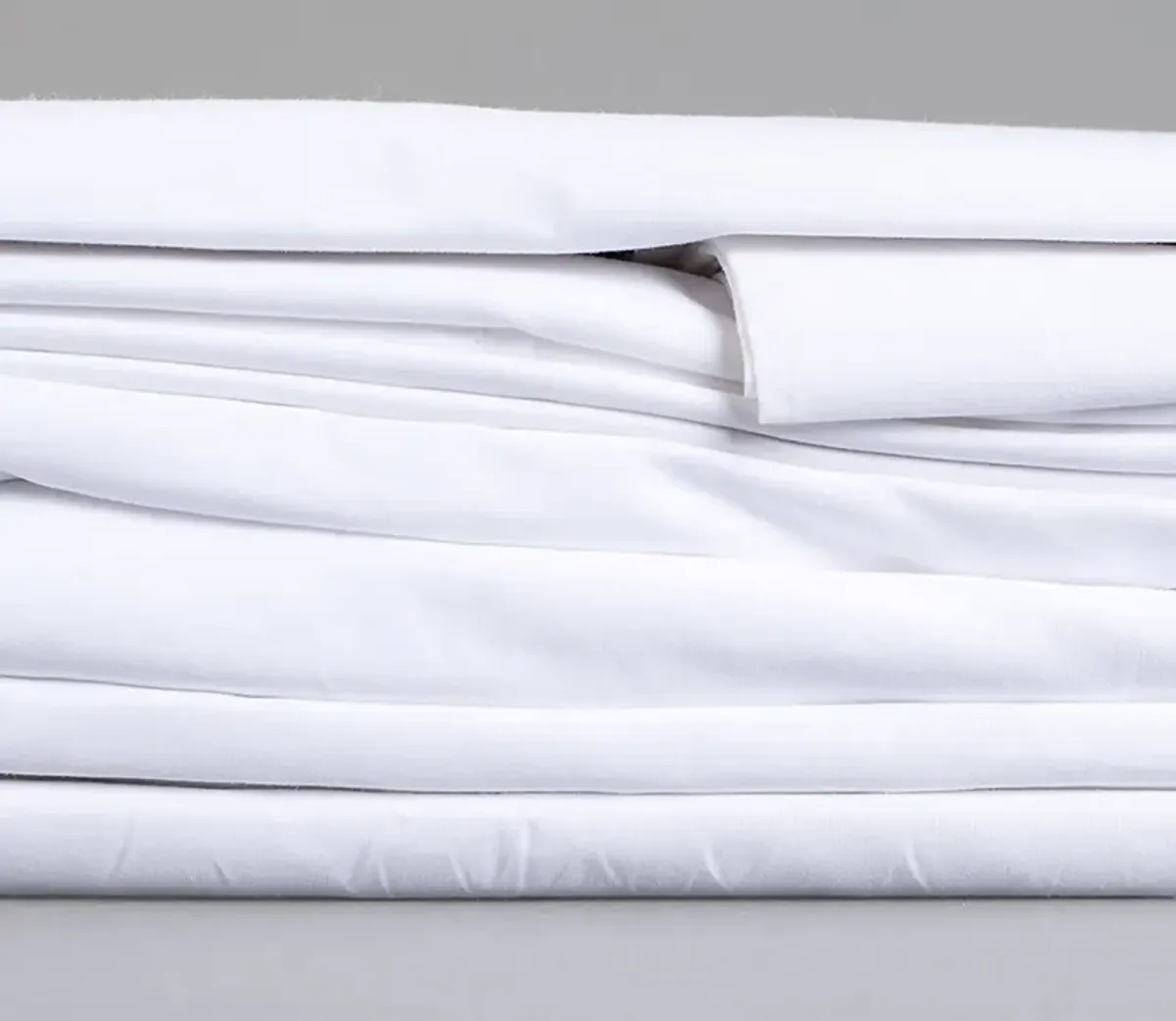 Sleep & Beyond Organic Cotton Percale Sheet Set - Crisp White - Full