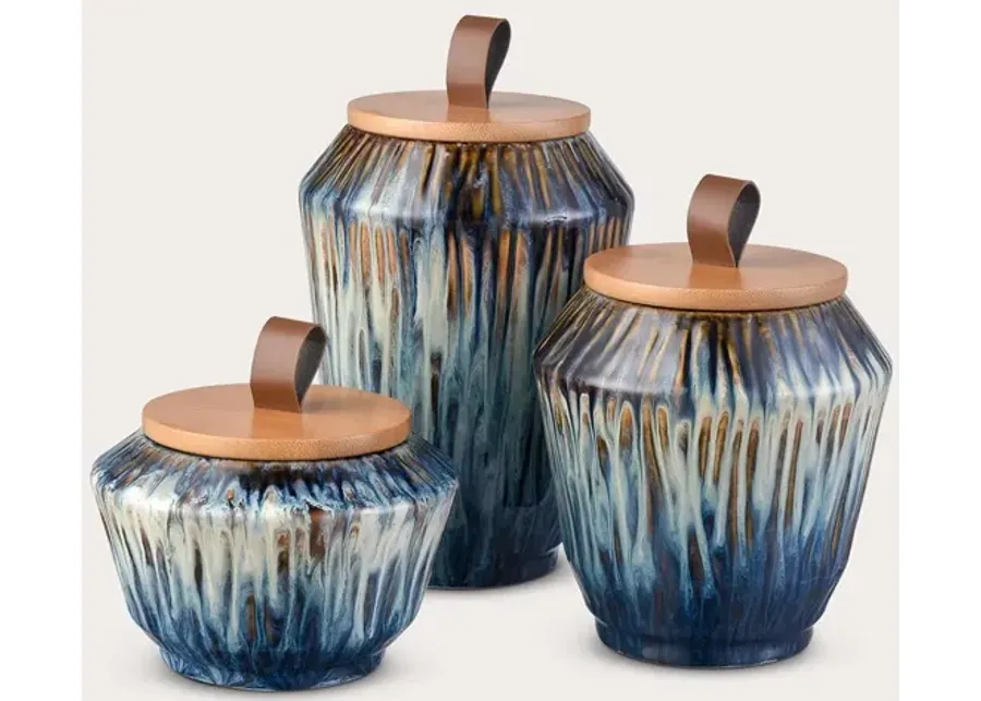 Elk Home Mulry Glazed Jar Set of 3