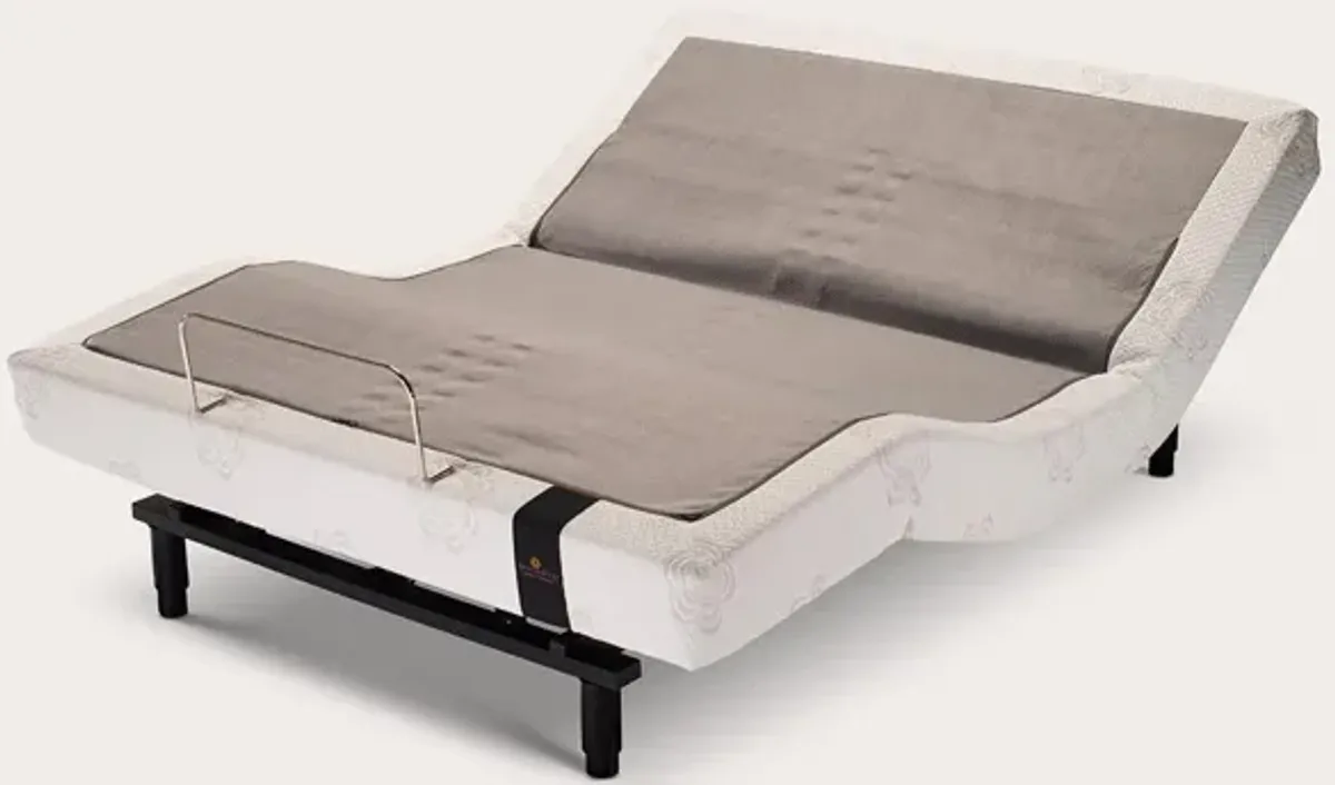 PranaSleep Elite Adjustable Slat Bed Base - King Split