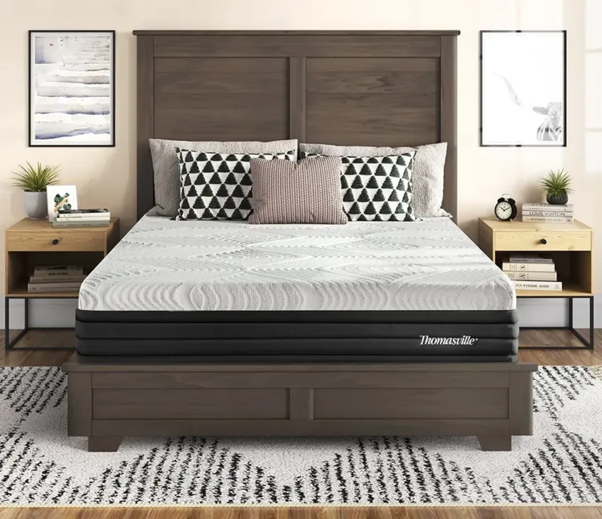 Bed in a Box Thomasville Jamestown 13.5'' Gel Memory Foam Firm Hybrid Mattress - Twin