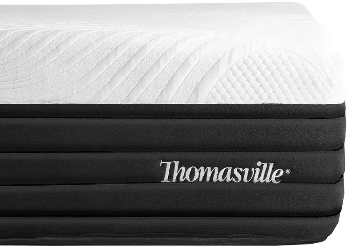 Bed in a Box Thomasville Plymouth 12.5'' Gel Memory Foam Medium Plush Hybrid Mattress - Queen