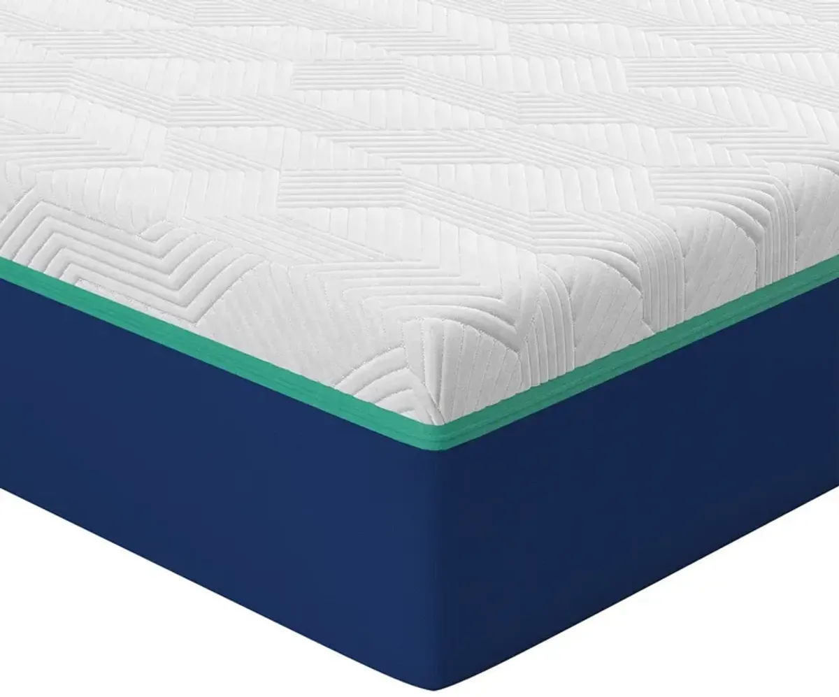 Bed in a Box Nautica Enthuse 10'' Medium Firm Hybrid Mattress - Twin