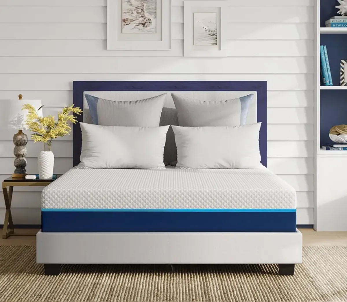 Bed in a Box Nautica Energize 12'' Medium Firm Hybrid Mattress - Twin XL