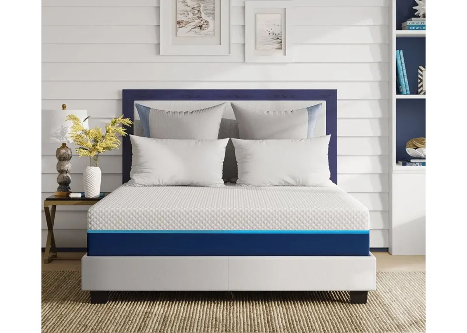 Bed in a Box Nautica Energize 12'' Medium Firm Hybrid Mattress - Twin XL