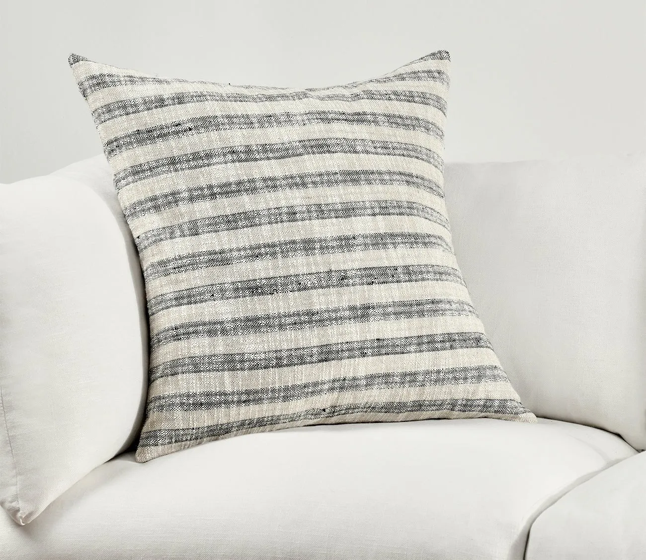 Villa by Classic Home Linna Natural Black Throw Pillow - 16'' x 36''