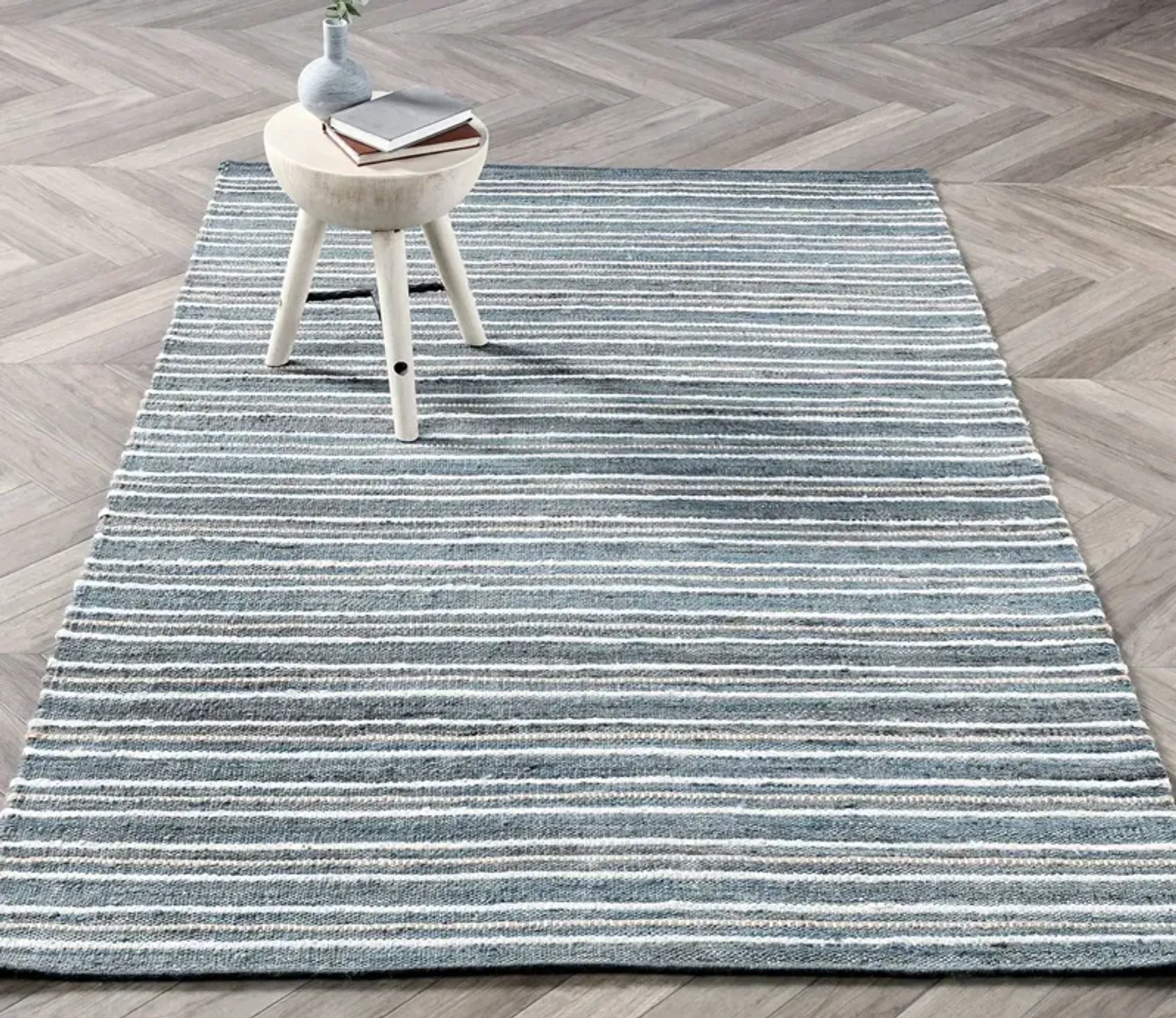 Villa by Classic Home Del Mar Aqua Area Rug - Aqua Blue - 8' x 10'