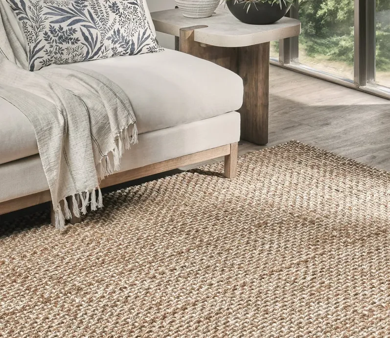 Villa by Classic Home Panama Bold Stripe Natural Area Rug - 5' x 8'