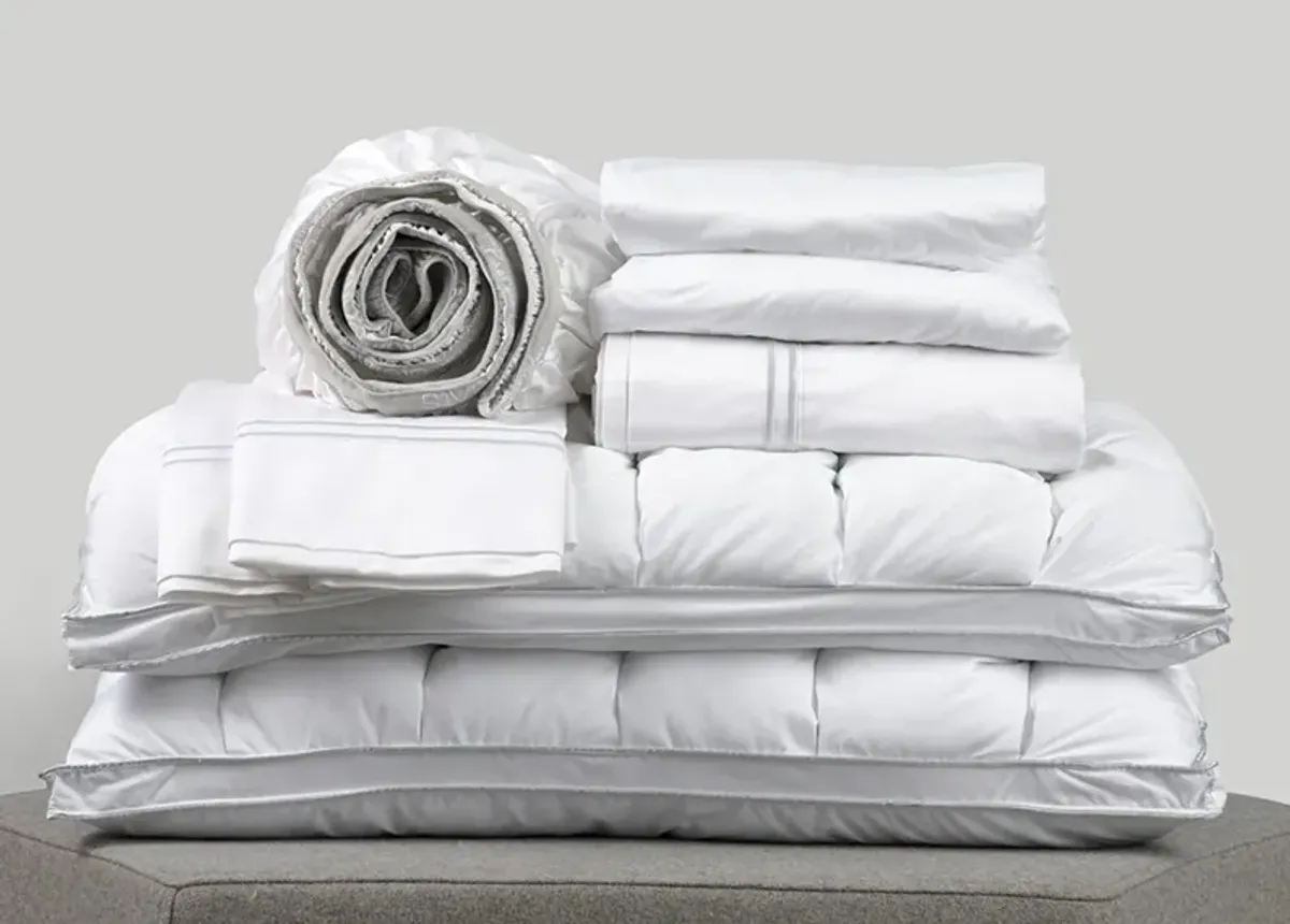 PureCare Comfort Soft Touch Bedding Bundle - Moss - Split Cal King