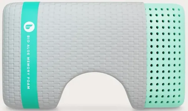 Blu Sleep Bio Aloe Memory Foam Pillow - Memory Foam - Queen Surround