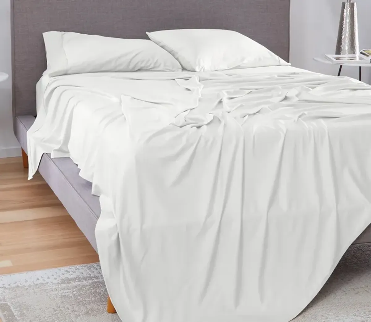 Bedgear Basic Sheet Set - Light Grey - Full