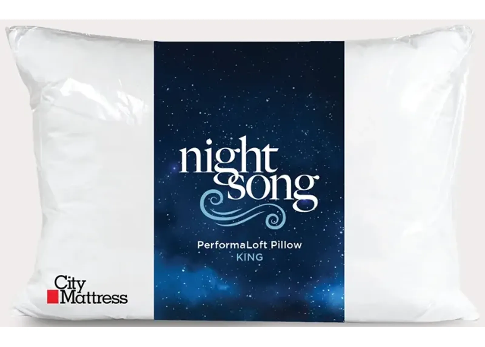 City Mattress Night Song Down Alternative Pillow - Set of 2 King