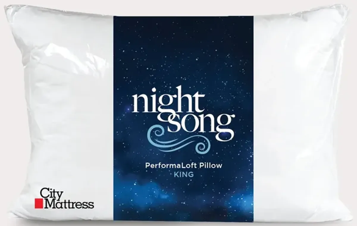 City Mattress Night Song Down Alternative Pillow - Set of 2 King