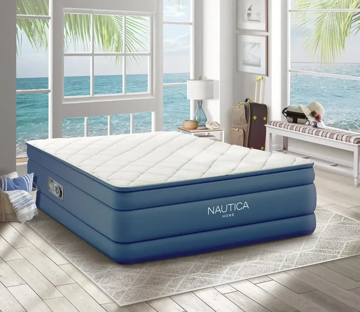 Nautica Cloud Supreme 20'' Raised Air Mattress with Zip-Off Pillowtop