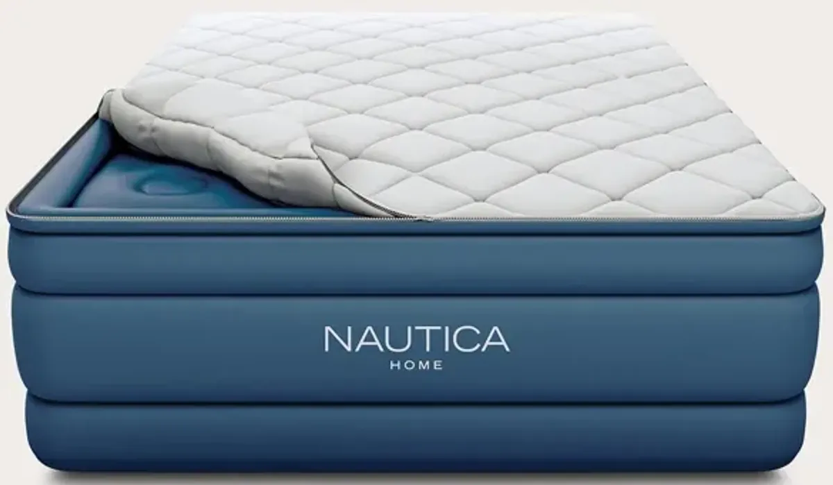 Nautica Cloud Supreme 20'' Raised Air Mattress with Zip-Off Pillowtop