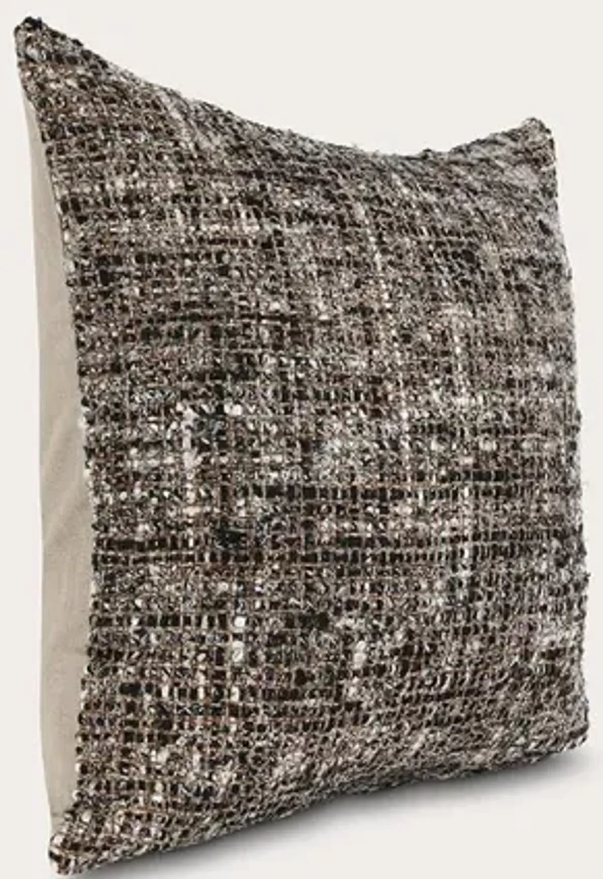 Villa by Classic Home Porter Black Ivory Throw Pillow