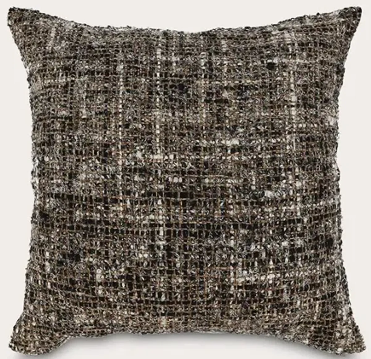 Villa by Classic Home Porter Black Ivory Throw Pillow