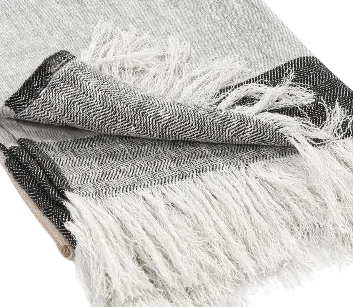Villa by Classic Home Talara Crafted Throw Blanket - Wheat Green