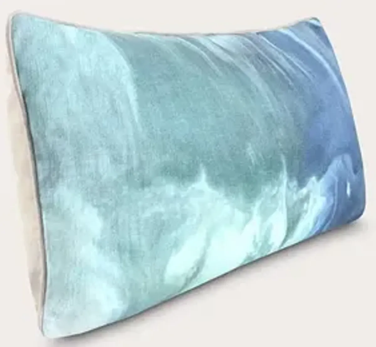 Villa by Classic Home Mantra Capri Blue Multi Throw Pillow Handcrafted