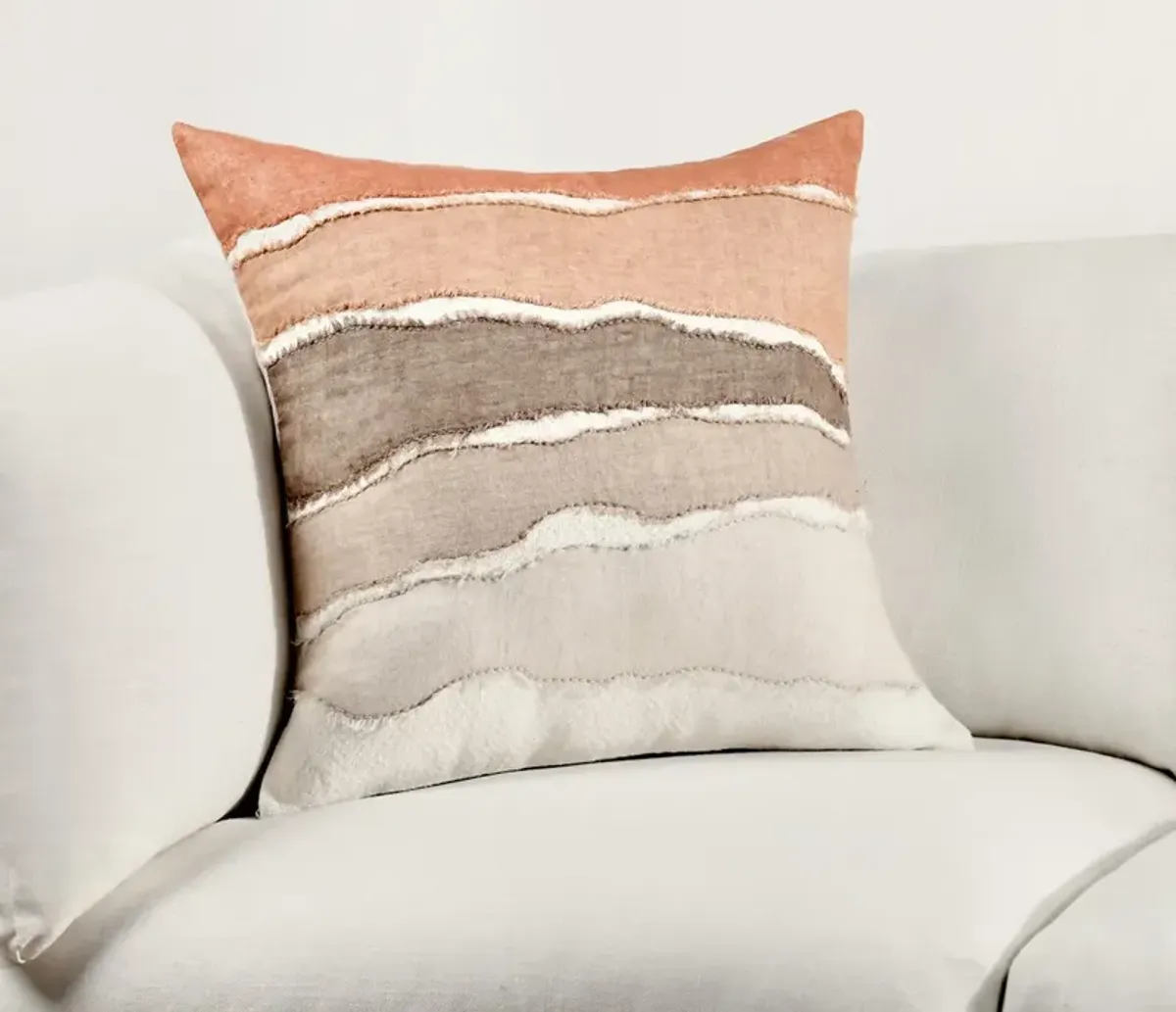 Villa by Classic Home Bikram Throw Pillow - Terracota