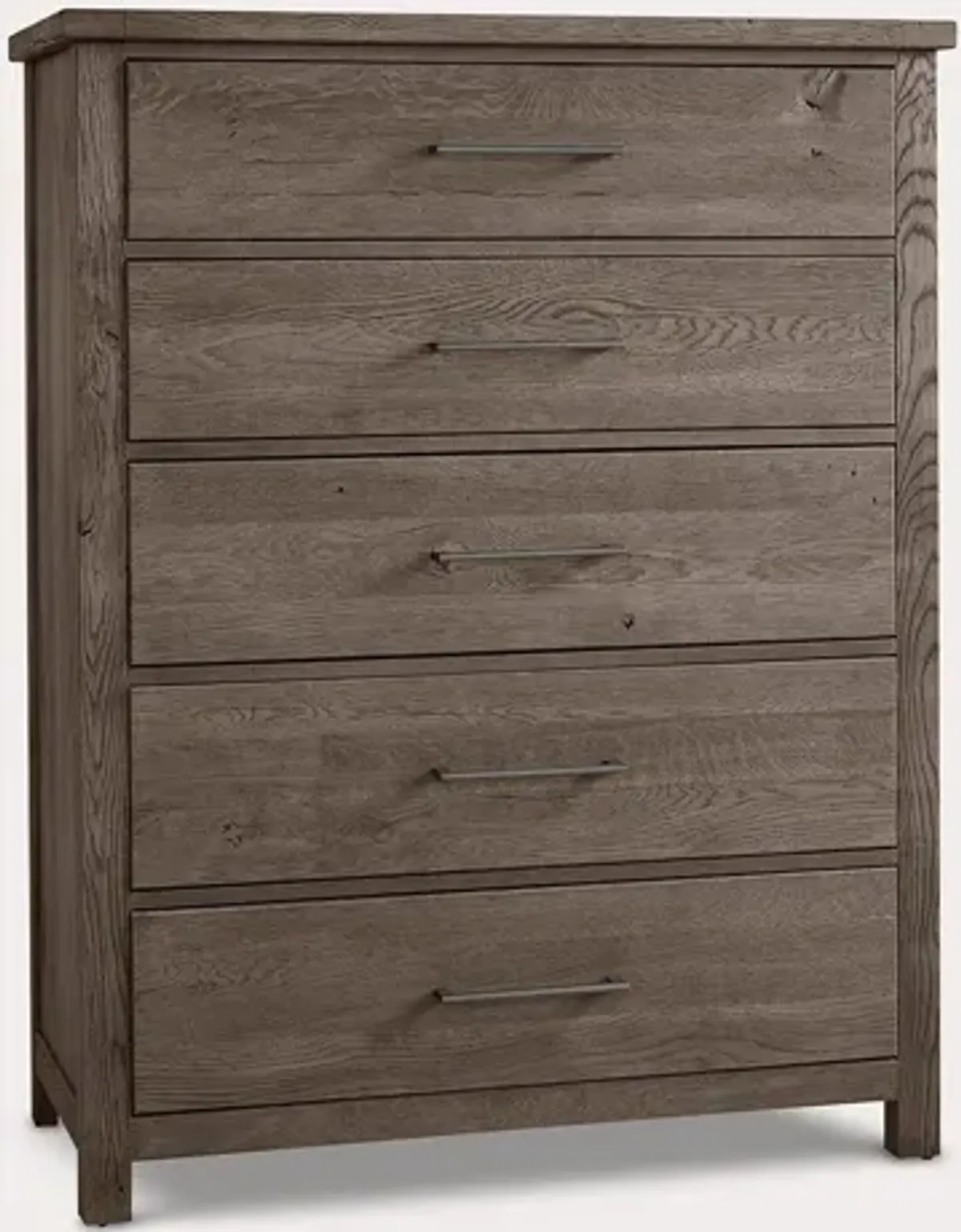 Vaughan Bassett Dovetail 6X6 Bed Bedroom Set - Mystic Grey - Queen