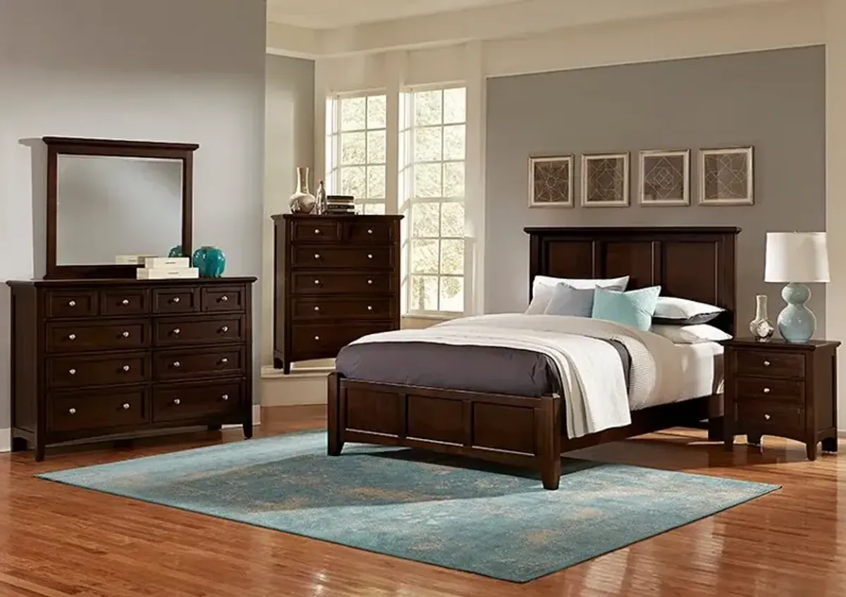 Vaughan Bassett Bonanza Bedroom Set - Cherry - Queen