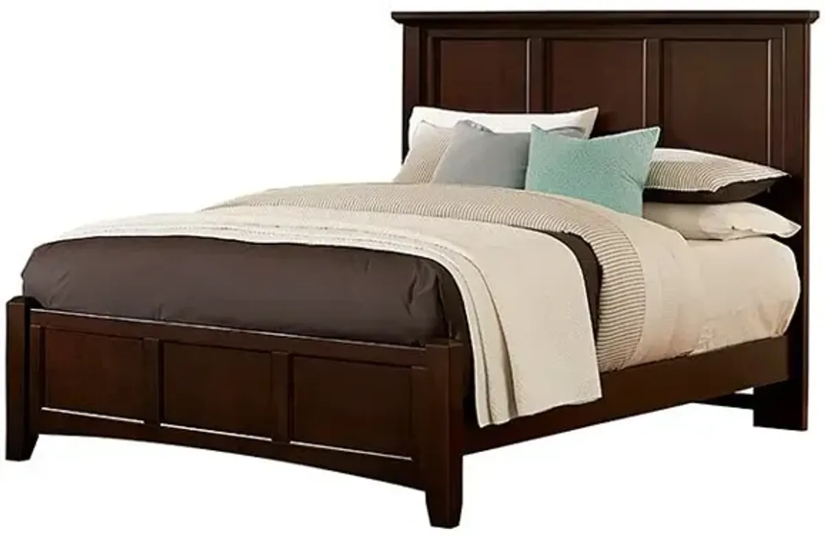 Vaughan Bassett Bonanza Bedroom Set - Merlot - Queen