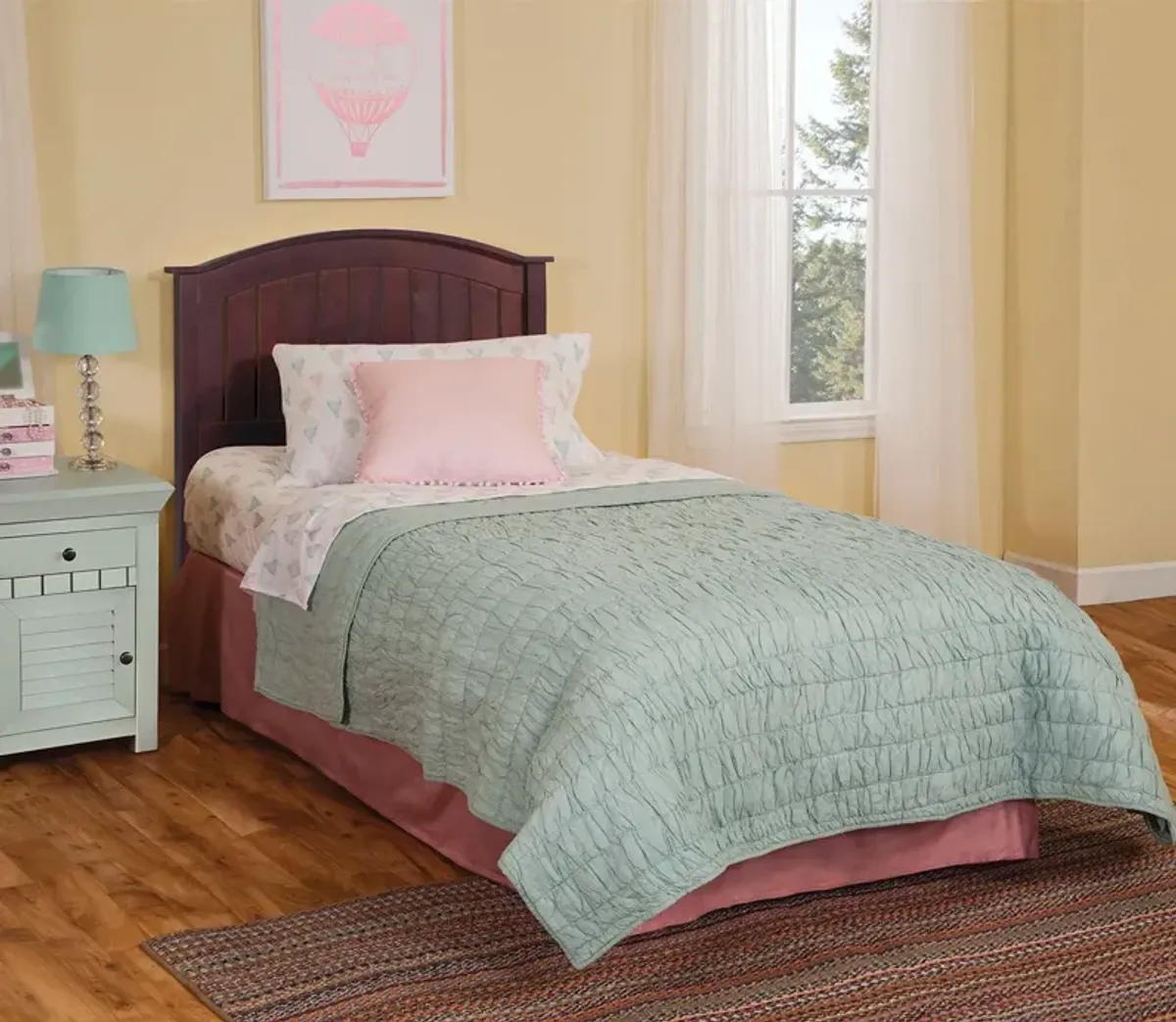 City Mattress Weston Wood Headboard - White - Twin