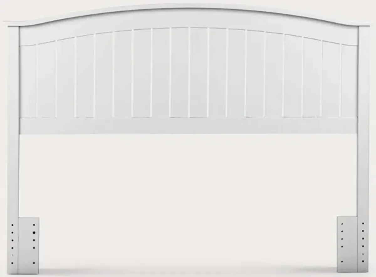 City Mattress Weston Wood Headboard - White - Full/Queen