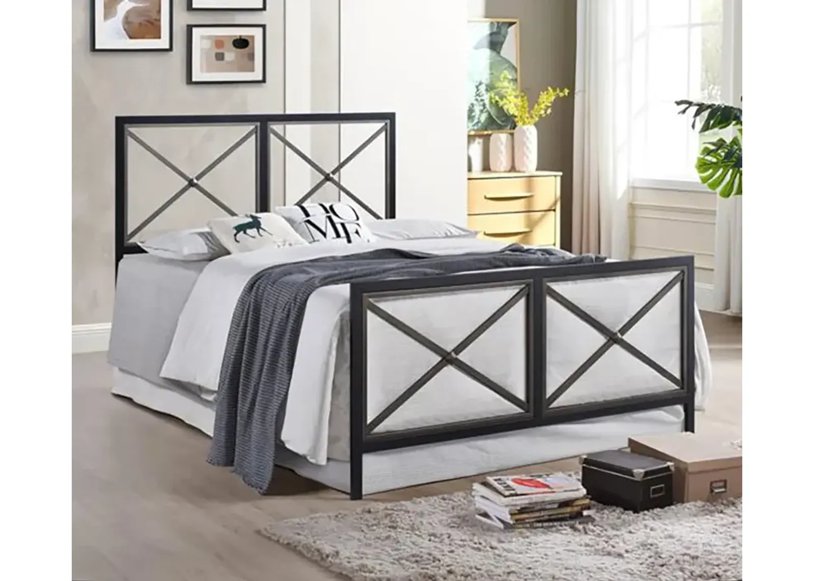 City Mattress Brody Metal Bed - Twin