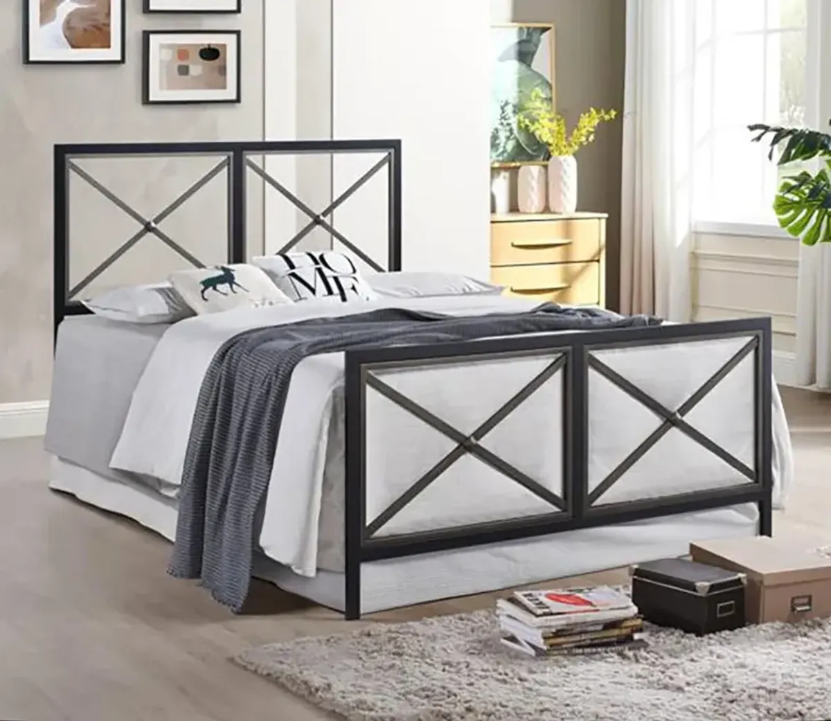 City Mattress Brody Metal Bed - Twin