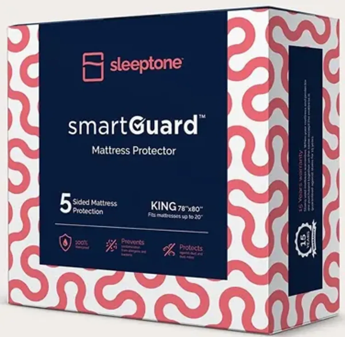 Sleeptone SmartGuard Premium Mattress Protector With Icetone - Twin/Twin XL