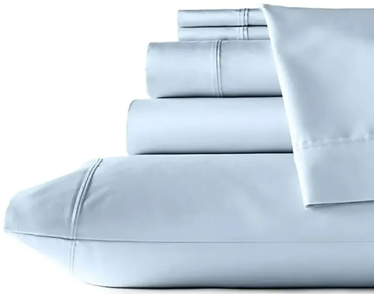 Sleeptone Eucalyptus 6-Piece Sheet Set - Flint Blue - King