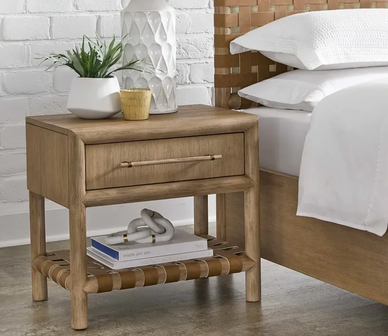 Modus Furniture Dorsey 1-Drawer Nightstand with USB