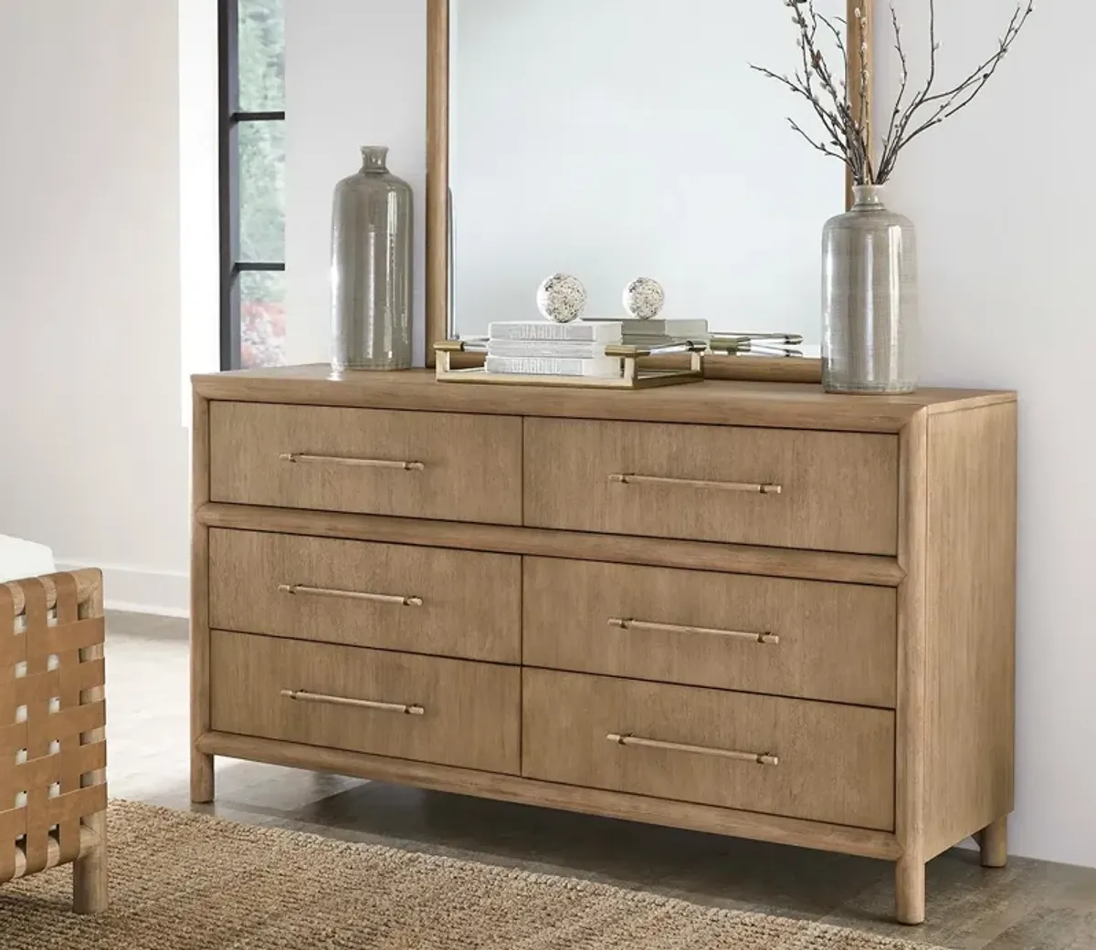 Modus Furniture Dorsey 6-Drawer Double Dresser