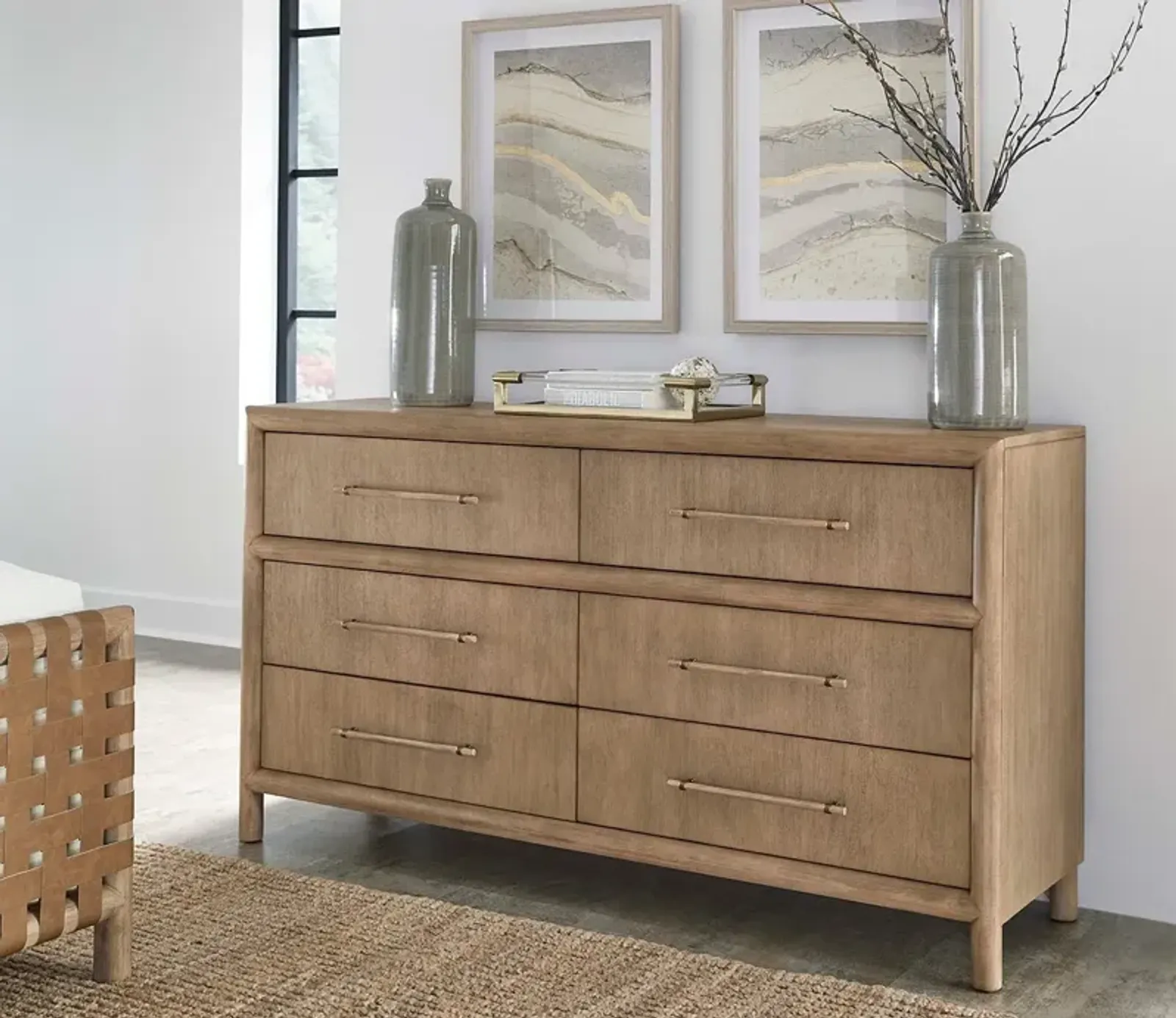 Modus Furniture Dorsey 6-Drawer Double Dresser