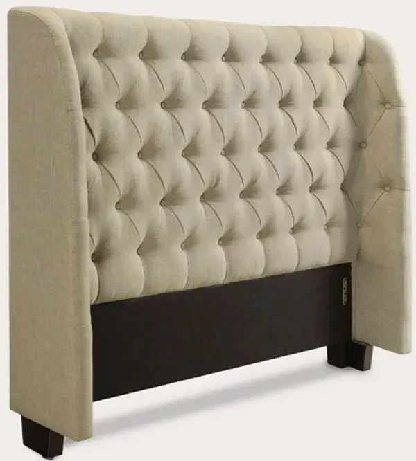 Modus Furniture Levi Wingback Upholstered Headboard - California King