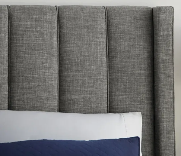 Modus Furniture Palermo Upholstered Wingback Headboard - Queen