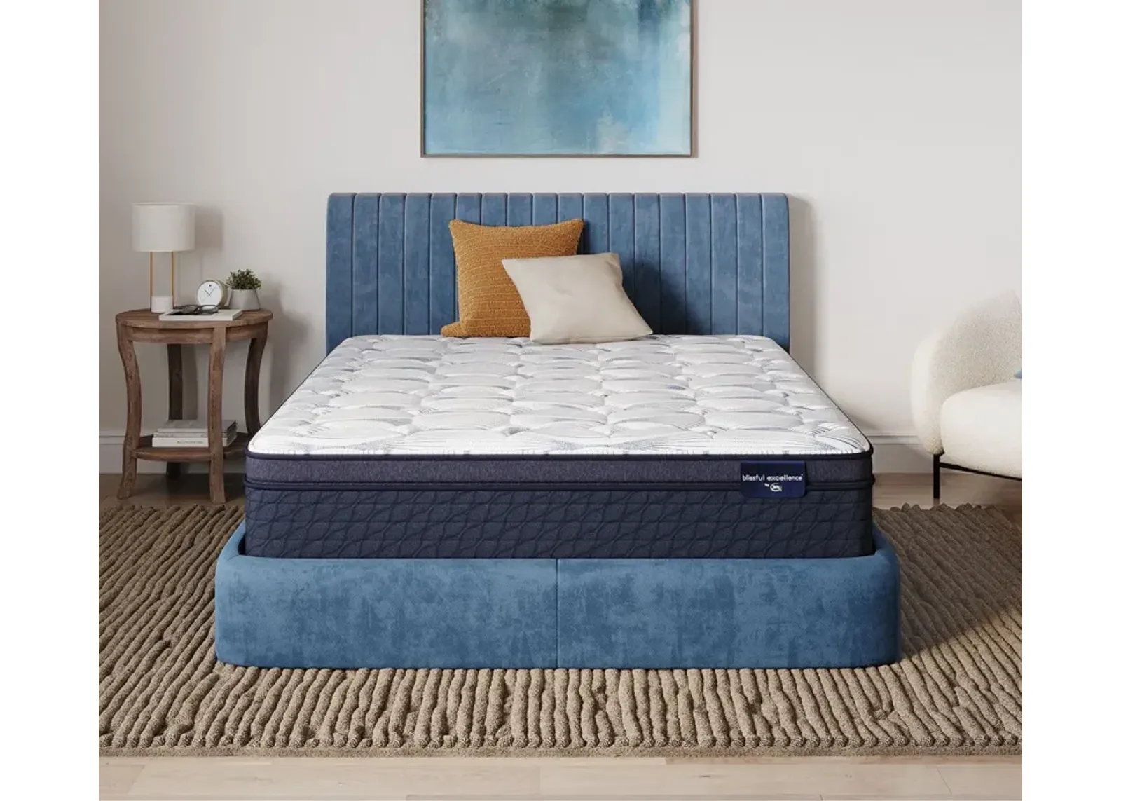 Serta Chandy Bay Plush Euro Top Innerspring Mattress - Memory Foam - Twin