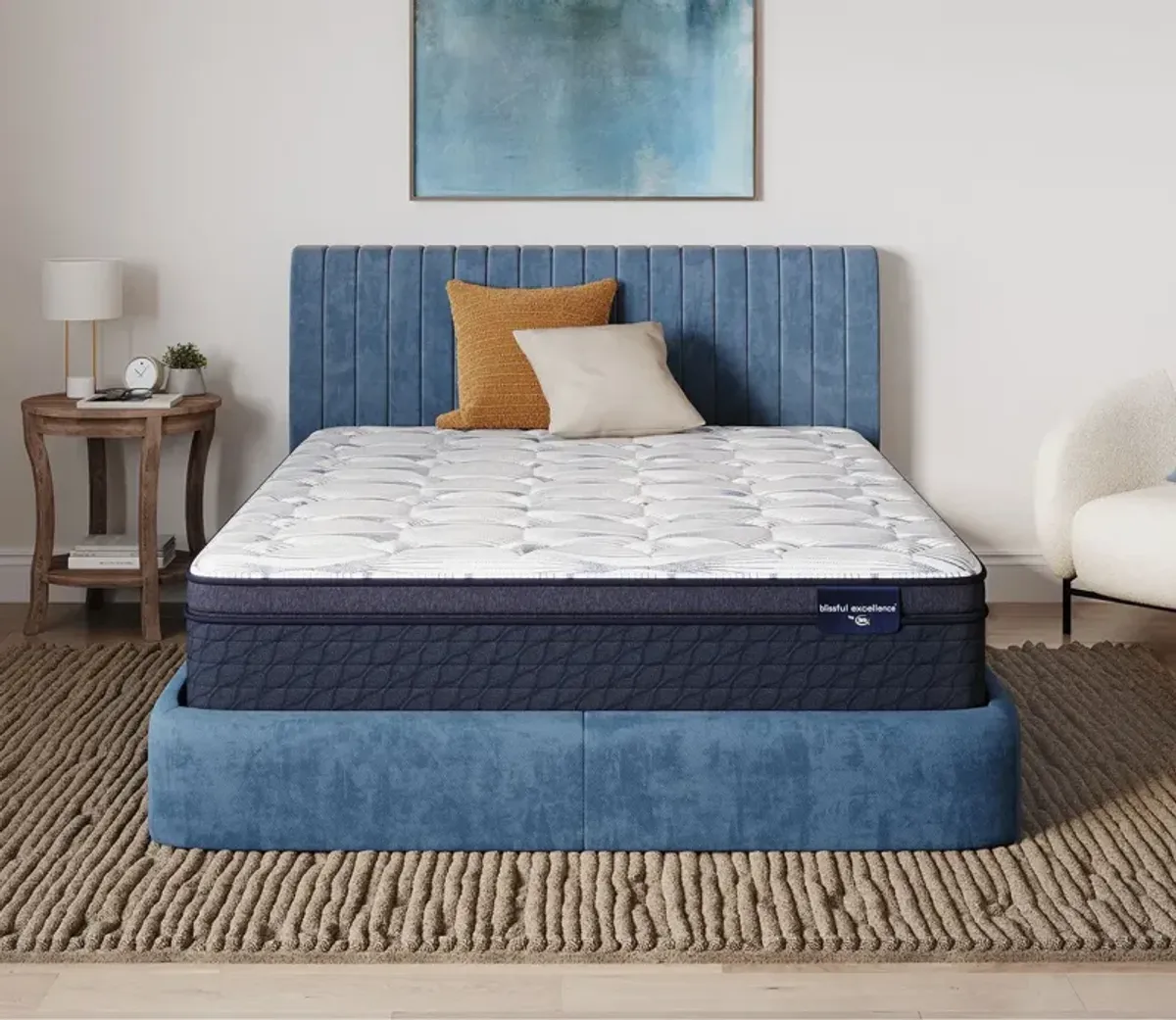 Serta Chandy Bay Plush Euro Top Innerspring Mattress - Memory Foam - Twin