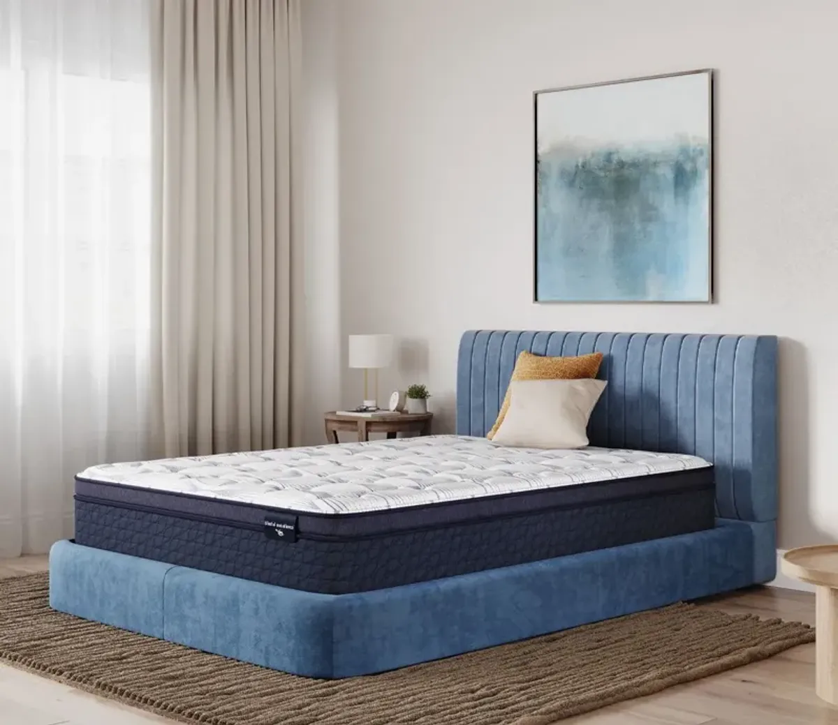 Serta Chandy Bay Plush Euro Top Innerspring Mattress - Memory Foam - Full