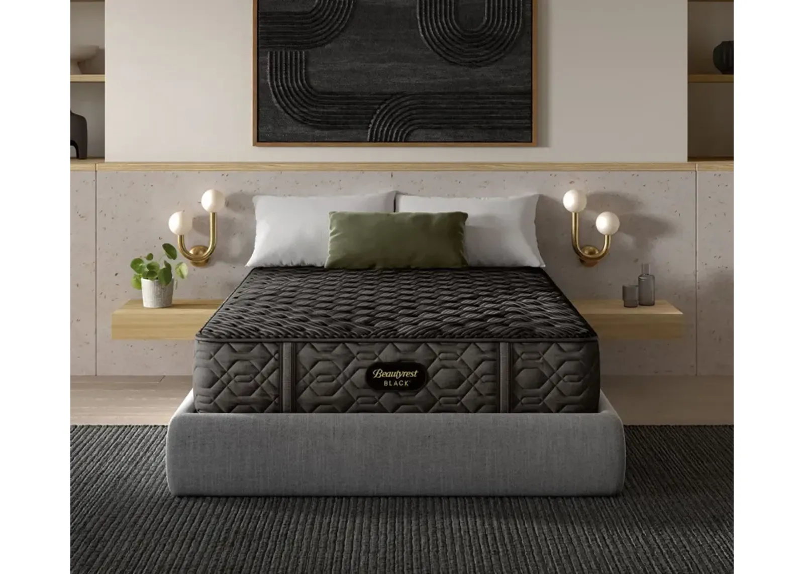 Simmons Beautyrest Black Series One Extra Firm Mattress - Memory Foam - Full