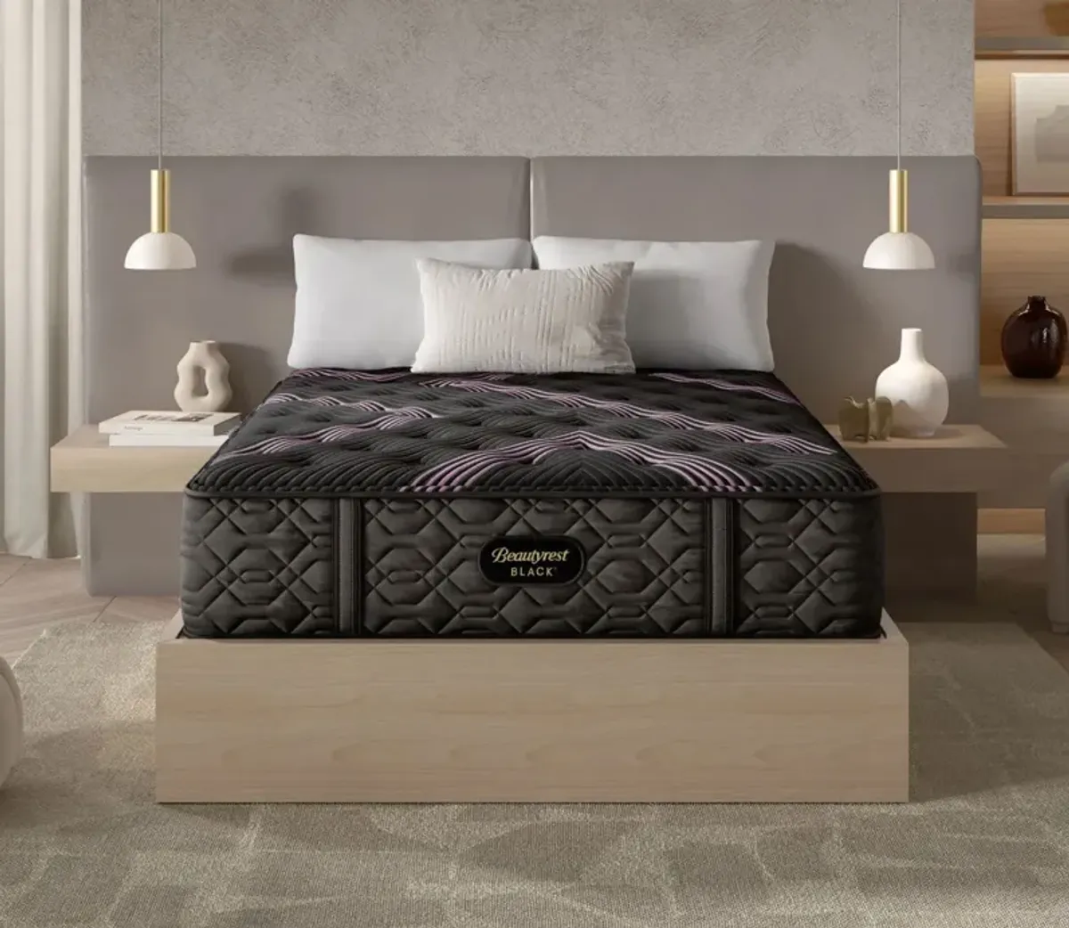 Simmons Beautyrest Black Series Two Firm Mattress - Memory Foam - California King