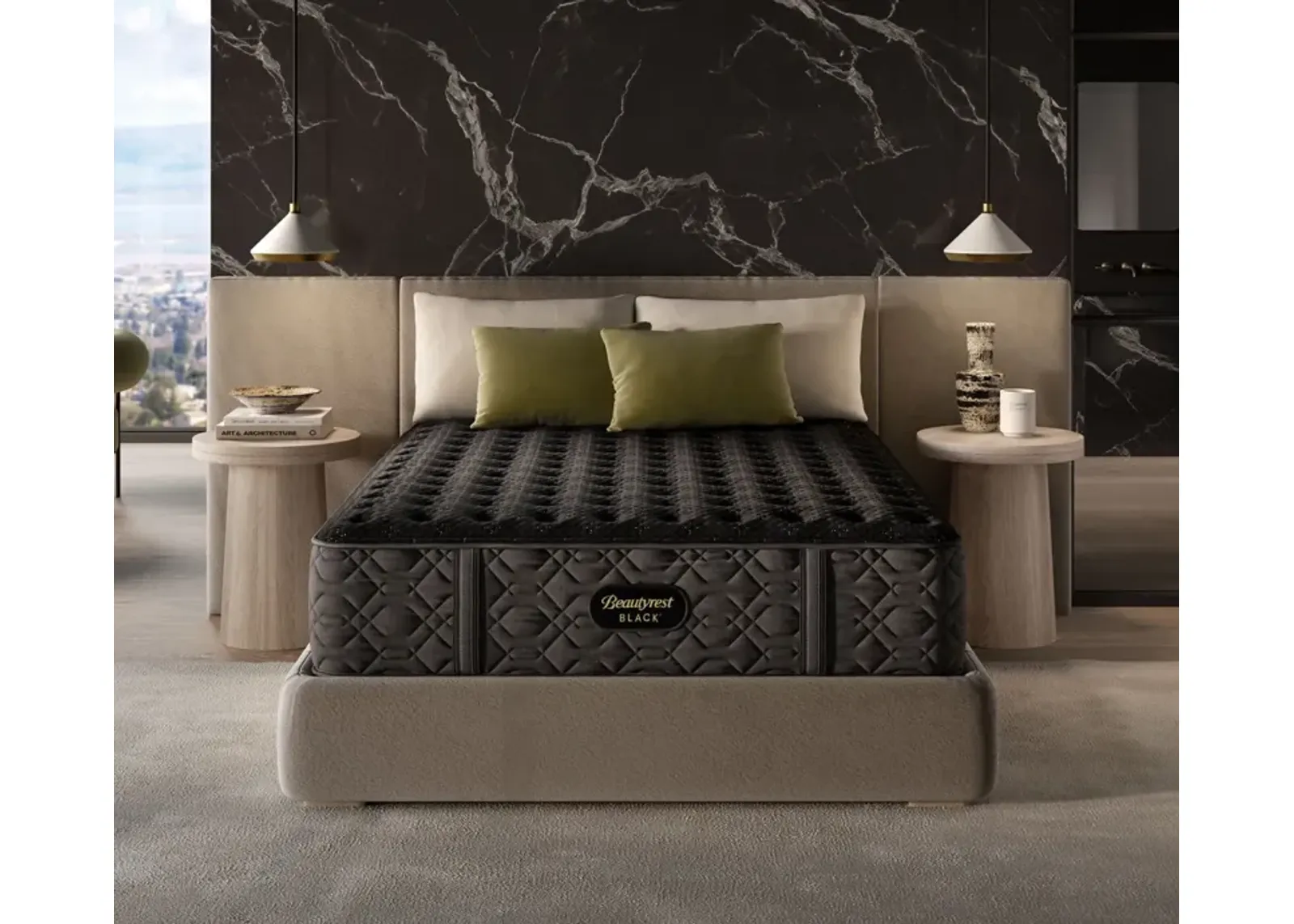 Simmons Beautyrest Black Series Three Firm Mattress - Memory Foam - Full