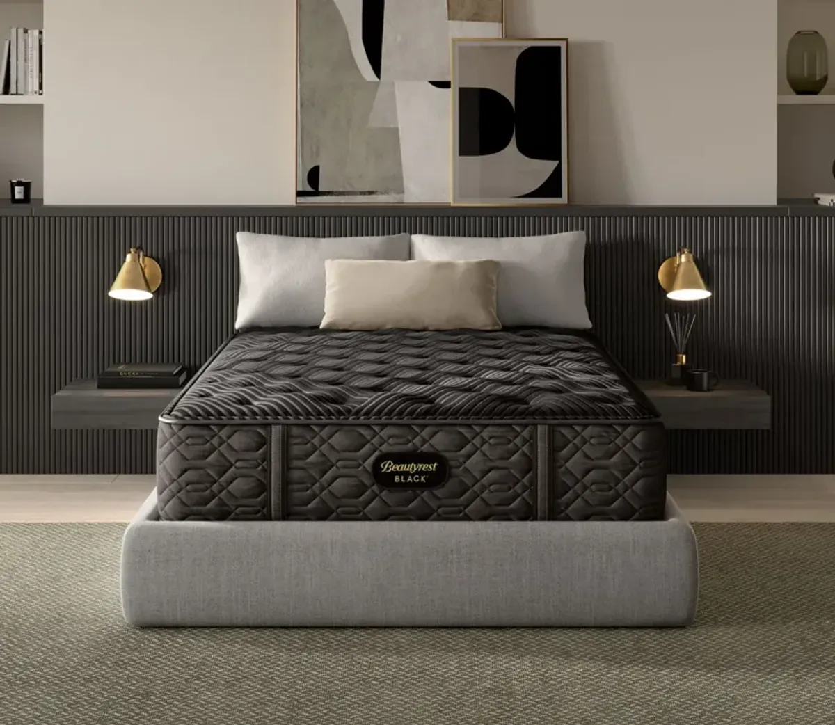 Simmons Beautyrest Black Series One Plush Mattress - Memory Foam - Full